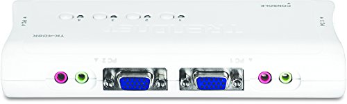 TRENDnet TK-408K - Kit para KVM Switch PS/2 de 4 Puertos con Audio
