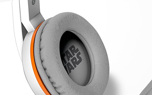 Tribe Star Wars - Auriculares on-ear con micrófono I Auriculares Cascos para Iphone, Android, Movil, PS4, XBOX, PC, Computador - diseño BB8