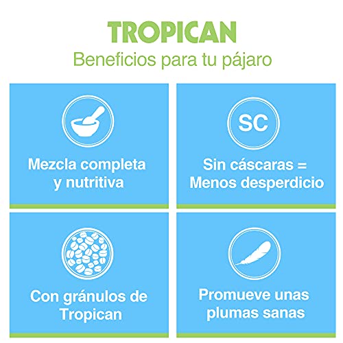 Tropimix Comida para Ninfas y Agapornis - 908 gr