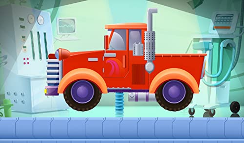 Truck Builder - Tractor, Fire Truck and Monster Truck Simulator Games for Kids