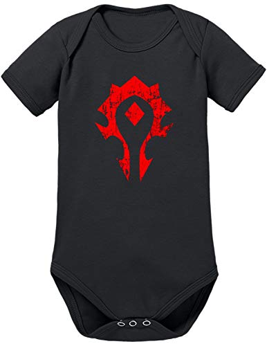 TShirt-People Body para bebé con el símbolo de Horde negro 0-3 Meses