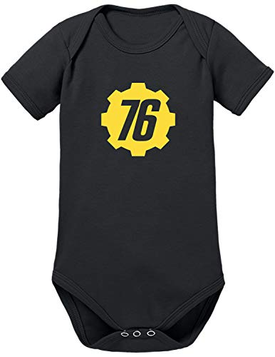 TShirt-People Vault 76 Tec Inc - Body para bebé negro 0-3 Meses