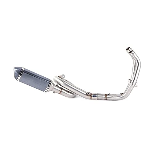 Tubos Escape SILENCIADOR E& scape DE MOTOCICLETA SISTEMA COMPLETO DESLIZABLE PARA Yamaha XSR700 2016-2020 PARA MT07 PARA FZ07 PARA FZ- 07 PARA MT- 07 PARA T& RACER 2014-2020 Silenciadores