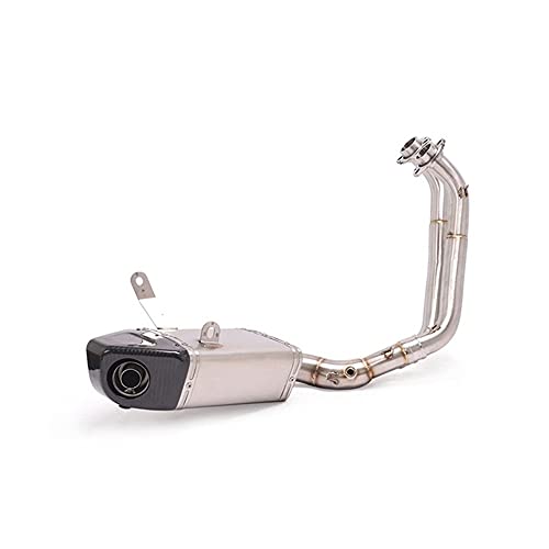 Tubos Escape Sistema Completo Silenciador E& scape Con Tubo Cabecera Para Yamaha Para MT- 07 Para FZ- 07 2014-2020 XSR700 2016-2020 Para MT- 07 Para T& RACER 2016-2020 Silenciadores