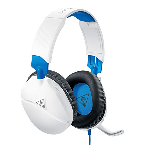 Turtle Beach Recon 70P Auriculares Gaming PS4, PS5, Xbox One, Nintendo Switch y PC, Blanco