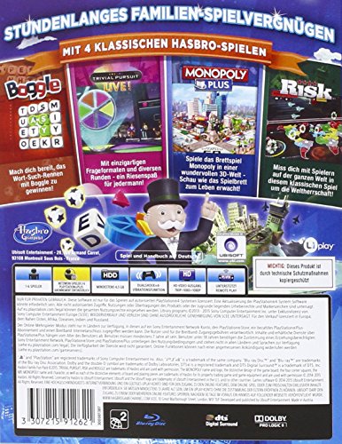 Ubisoft Hasbro Family Fun Pack, PS4 - Juego (PS4, PlayStation 4, Familia, Asobo Studio, Frima Studio, Longtail, Zoe Mode, E10 + (Everyone 10 +), DEU, Ubisoft)