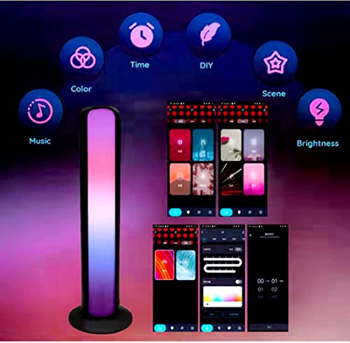 UCMDA Barras de Luz LED, último Luces Inteligente, Múltiples Efectos de RGB, Sincronización de Música, Control de App/Alexa/Google Asistente, Lampara Led de Sala de Juegos, Navidad, Fiesta, PC/TV