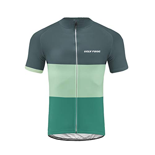 UGLY FROG 2021 Bike Wear Ciclismo Hombres Maillots Seco y Transpirable de Bicicleta Conjunto de Ropa de Ciclo Jersey de Manga Corta
