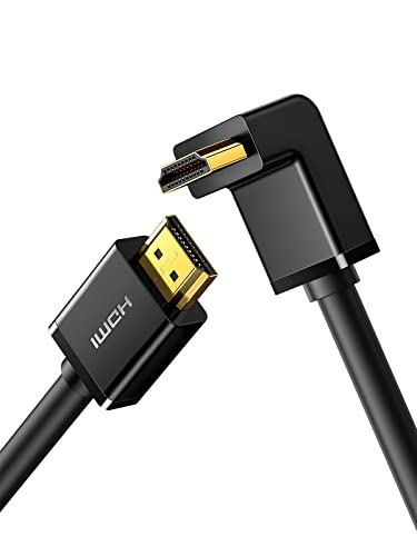 UGREEN Cable HDMI, Cable HDMI 270 Grados Alta Velocidad para TV Empotrada Compatible con Ethernet, 3D, 4K y Retorno de Audio para PS4 Pro, PS4, PS3, Xbox One, Xbox 360, Boxee, Roku, TV Box, 2 Metros