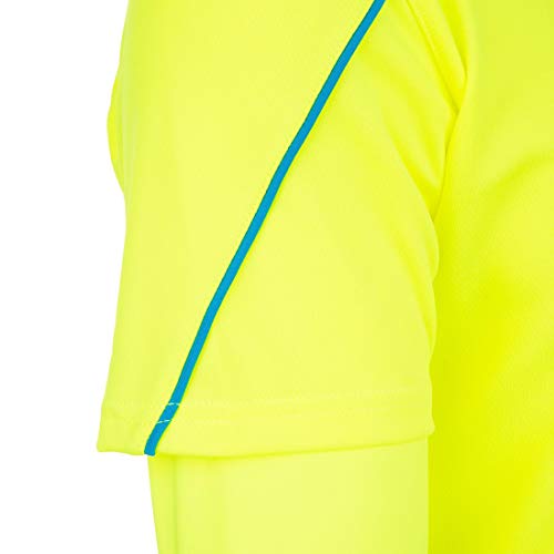 uhlsport Stream 22 Goalkeeper Shirt Camiseta de Portero, Hombre, Amarillo Fluor/Radar Azul, XXL