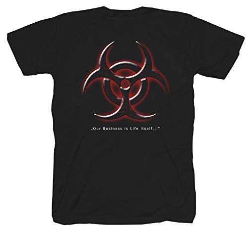 Umbrella Zombie Corporation Game vídeo juego Science Fiction Camiseta Camisa L