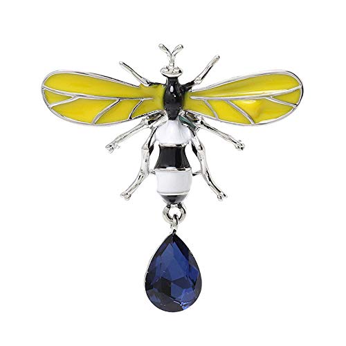 U/N Abeja Ramillete Moda Todo-fósforo Creativo Cristal Animal Pin Coat West Assembly-1