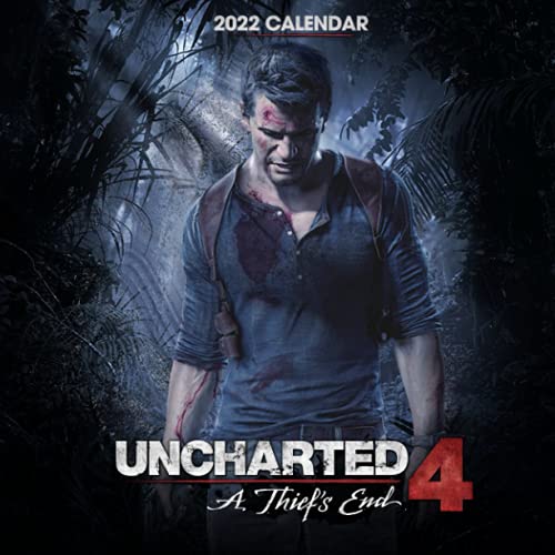Uncharted 4 A Thief's End: OFFICIAL 2022 Calendar - Video Game calendar 2022 - Uncharted 4 A Thief's End -18 monthly 2022-2023 Calendar - Planner ... games Kalendar Calendario Calendrier)