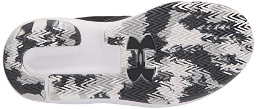 Under Armour UA PS Lockdown 5, Zapatillas de bsquetbol Unisex Adulto, Black/White/Metallic Gold, 48 EU