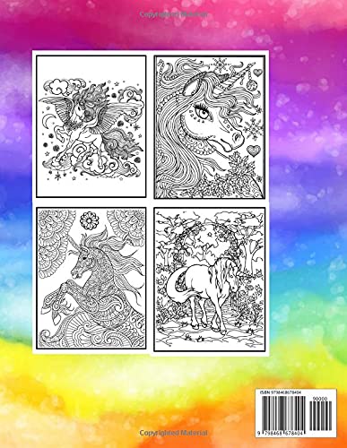 Unicorn Coloring Book For Kids Age 3-5: Relaxation and Stress-Relief Activity Book - Coloring Book with Cute & Beautiful Coloring Pagescoloring book