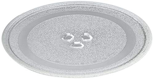 Universal Microondas Plato Giratorio Placa de Cristal con 3 Aparatos, de 245 mm