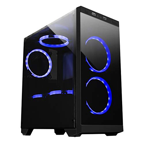 Unykach Armor C21, Unyka Armor C21 Black Caja Gaming Matx, 1, Negro