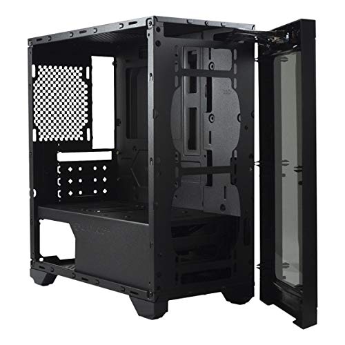 Unykach Armor C21, Unyka Armor C21 Black Caja Gaming Matx, 1, Negro