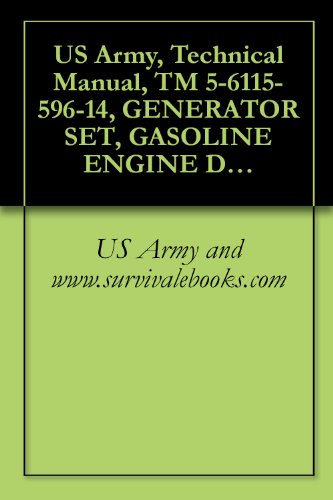 US Army, Technical Manual, TM 5-6115-596-14, GENERATOR SET, GASOLINE ENGINE DRIVEN, 4 150 AMP, 28 V, DC MODEL DC 4.2-ORD/28, (NSN 6115-00-857-1397), AN (English Edition)