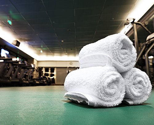 Utopia Towels - 24 Toallas para la Cara de algodón, Paños de algodón (30 x 30 cm, Blanco)