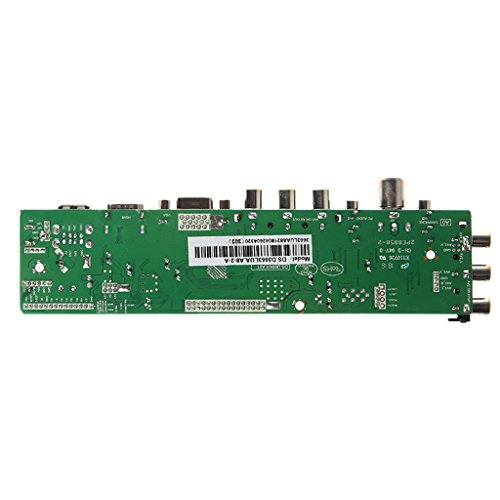 V56 V59 LCD TV Driver Board DVB-T2+7 Key Switch+IR+4 Lamp Inverter+LVDS Kit 3663