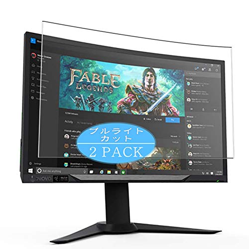 VacFun 2 Piezas Filtro Luz Azul Protector de Pantalla, compatible con Lenovo Legion Y27g RE 27" Display Monitor, Screen Protector Película Protectora(Not Cristal Templado) NEW Version