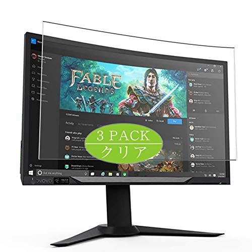 VacFun 3 Piezas Claro Protector de Pantalla, compatible con Lenovo Legion Y27g RE 27" Display Monitor, Screen Protector Película Protectora(Not Cristal Templado) NEW Version