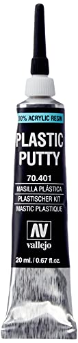 Vallejo-3070401 Auxiliar Plastic Putty Masil, Multicolor, 20 ml (Paquete de 1) (3070401)