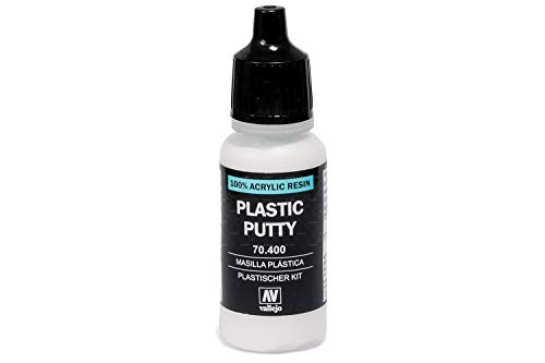Vallejo Plastic Putty Pasta de Modelar, Blanco, 17 ml
