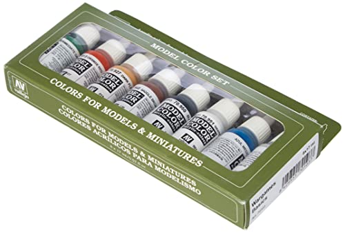 Vallejo Wargames Basics - Set de pintura acrílica (8 unidades, 17 ml) multicolor