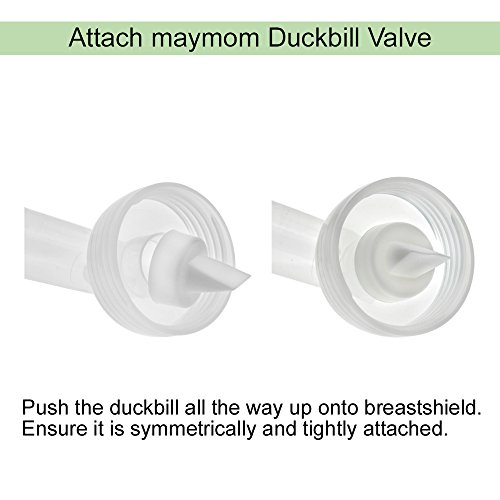 Válvulas Maymom Duckbill para Spectra. Diseñado para Spectra S1 Spectra S2 Spectra 9 Plus Spectra Dew 350 no original Spectra Pump Parts Spectra S2 accesorios de repuesto Spectra Válvula, 6 ct Blanco