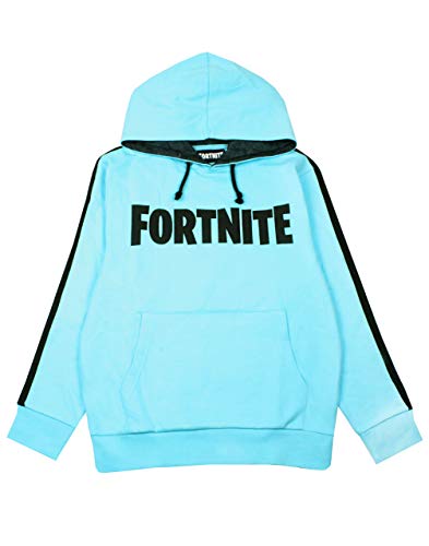 Vanilla Underground Fortnite Logo Boys Sudadera con Capucha Azul Battle Royale Kids Sudadera