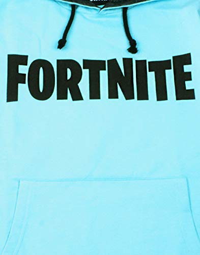Vanilla Underground Fortnite Logo Boys Sudadera con Capucha Azul Battle Royale Kids Sudadera