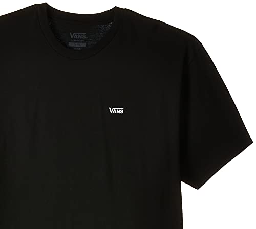 Vans Left Chest Logo tee Camiseta, Negro (Black White Grey Melange), XX-Large para Hombre
