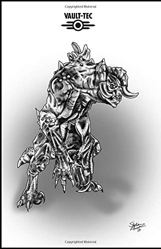 Vault-tec - Deathclaw Notebook: Fallout Journal for writing - 100 pages, 5.5 x 8.5