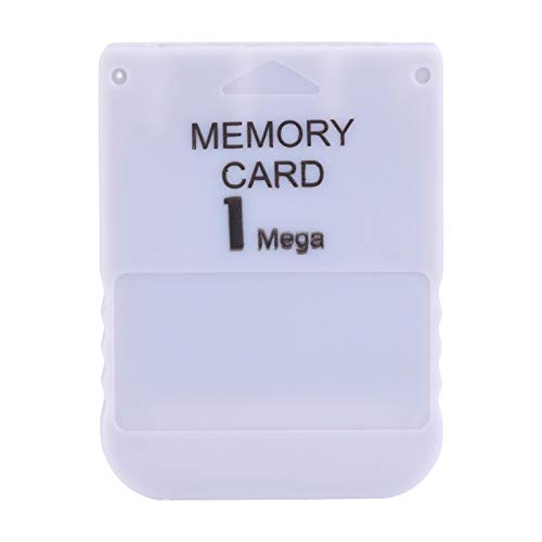 Vbestlife Tarjeta de Memoria, 1 MB, Stick de Tarjeta de Memoria portátil de 1 MB, para Juegos de Playstation One, para Sony PS1, Blanco