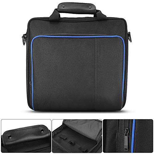 Vbestlife Travel Storage Bolso Portátil,Bolso de Hombro Impermeable Totalmente Protector para PlayStatio n 4 PS4