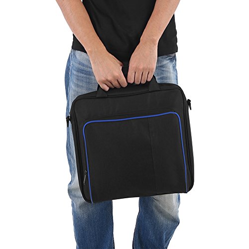 Vbestlife Travel Storage Bolso Portátil,Bolso de Hombro Impermeable Totalmente Protector para PlayStatio n 4 PS4