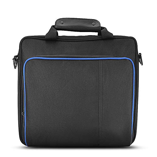 Vbestlife Travel Storage Bolso Portátil,Bolso de Hombro Impermeable Totalmente Protector para PlayStatio n 4 PS4