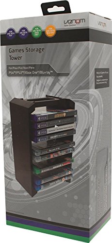 Venom - Games Storage Tower (Ps4, Xbox One, Bluray)