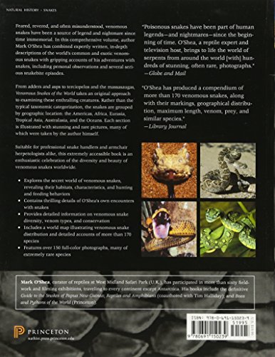 Venomous Snakes of the World