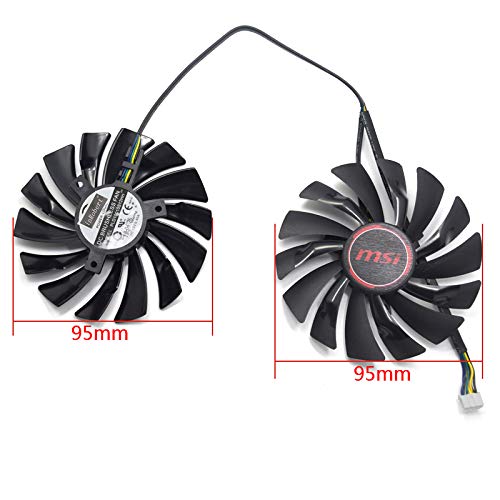 Ventilador de Tarjeta Gráfica Ventilador de Refrigeración para MSI GTX 1080 GTX 1070 GTX 1060 RX 580 RX570 Armor Video Card Cooler Fan