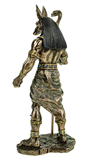 Veronese - Figura de dios egipcio, anubis, 28 cm, Egipto farao, bronce
