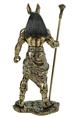 Veronese - Figura de dios egipcio, anubis, 28 cm, Egipto farao, bronce