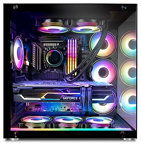 Vibox VIII-44 Gaming PC SG-Series - 24" 144Hz Pack Monitor Curvo - Intel i9 11900F Procesador - RTX 3060 12Gb Tarjeta Grafica - 32Gb RAM - 1TB NVMe M.2 SSD - Windows 10 - WiFi