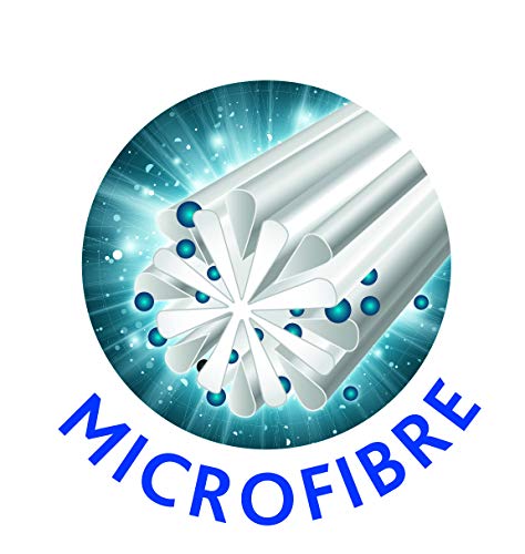 Vileda - Recambio de microfibras para mopa Vileda Steam, compatible con Steam 100 ºC, gran poder de desinfección sin químicos, 2 unidades, color blanco