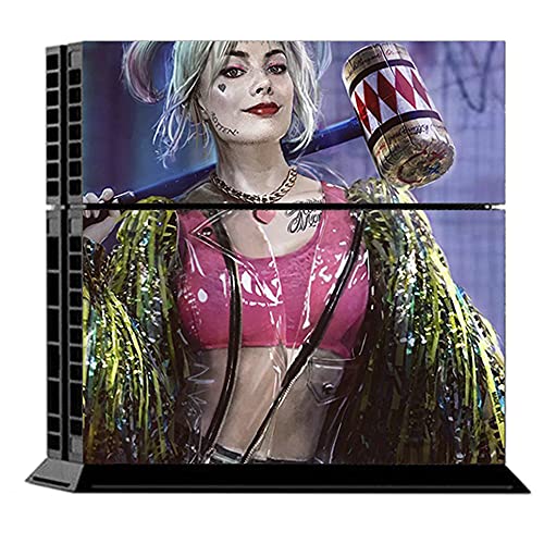 VINILOL Vinilo hecho para PlayStation 4 diseño Harley Quinn v2 pegatina cubierta skin para consola y 2 mandos