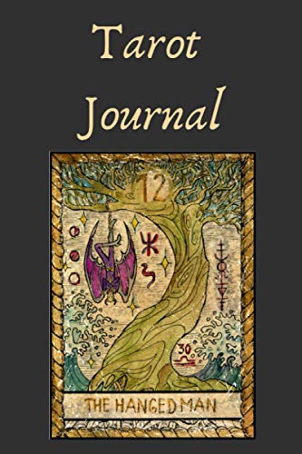 Vintage Tarot Journal Tracker Notebook for the Modern Boho Baby Witch or Tarot Reader gif: A daily reading tracker and notebook: Track your 3 card ... zodiac moon stars cover Wicca Wiccan Pagan