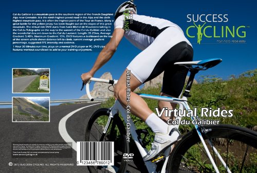 Virtual Rides Col du Galibier Cycling Turbo Training DVD