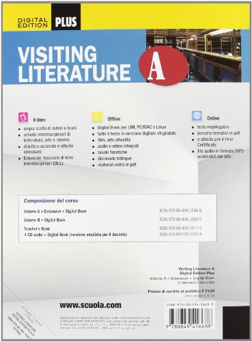 Visiting literature. Per le Scuole superiori. Con DVD-ROM. Con e-book. Con espansione online. From the the origin to the romantic age (Vol. 1)